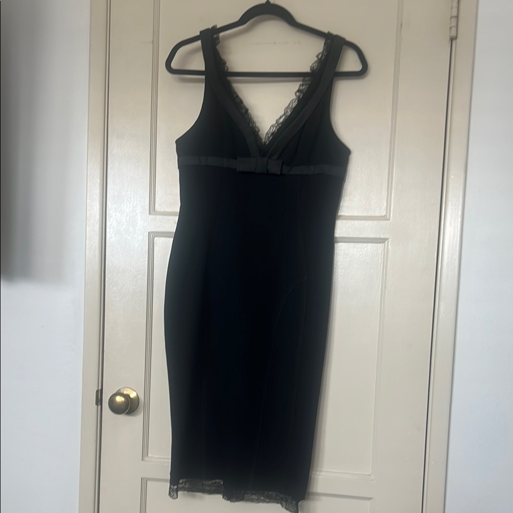 D&G Black Lace Trim Dress, size